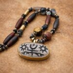 Akik & Taş Oyma Şaman  Kolye - Görsel 2