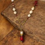 Barok İnci & Mercan Kolye - Görsel 2