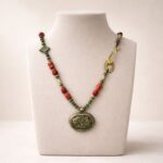 Mercan & Labradorit Işığı Kolye  – Coral Labradorite Necklace