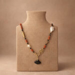 Mercan & Porselen  – Coral Eye Necklace