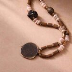 Dağ Mercanı & Madalyon Kolye - Görsel 3