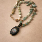 Amazonit Kuşu – Amazonite Bird Necklace