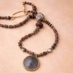 Deniz Fısıltısı  Kolye – Coral Sea Glass Necklace - Görsel 2