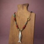 Mercan & Balık Kolye – Coral Fish Necklace - Görsel 2