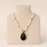 İnci & Dumanlı Kuvars Kolye - Görsel 2