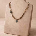 Mercan Madalyon – Coral Medallion Necklace