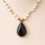 İnci & Dumanlı Kuvars Kolye