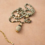 Labradorit & Cam Işığı – Labradorite Glass Light Necklace - Görsel 2