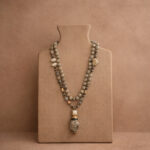 Labradorit & Cam Işığı – Labradorite Glass Light Necklace - Görsel 3