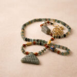 Geometrik Yeşim – Geometric Spirit Necklace - Görsel 3